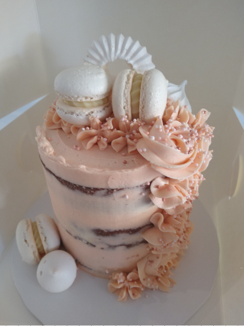 Mini birthday cake adelaide Mini Macaron Cake Adelaide