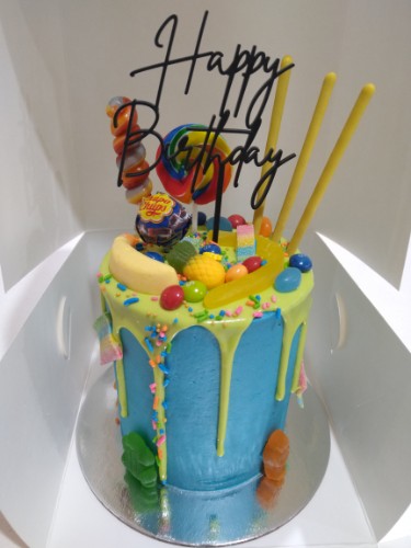 Mini boy candyland cake Mini boy candyland birthday cake